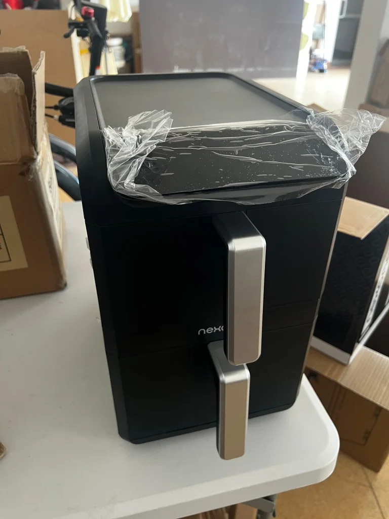 NexOne TwinFryer 11L – Двукамерен фритюрник с горещ въздух 2800W, две независими кошници, 8 програми и Sync функция — снимка 7