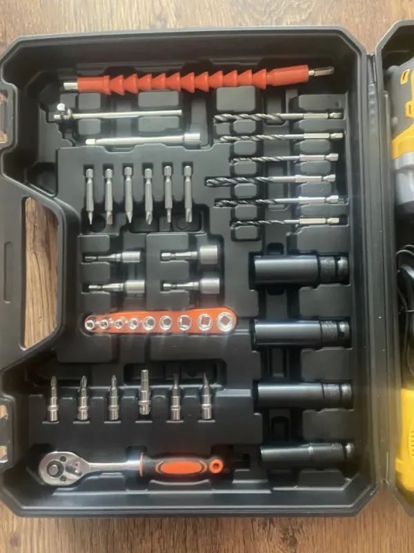 Акумулаторен Ударен Гайковерт KRAFT ROYAL 36V,8Ah + 35 Части — снимка 5