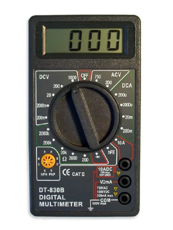Цифров мултимер / мултицет "Digital Multimeter DT-832" — снимка 2