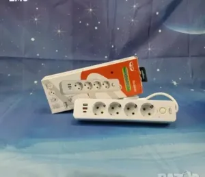 4 гнезда 2 бр usb,Type C 2500W