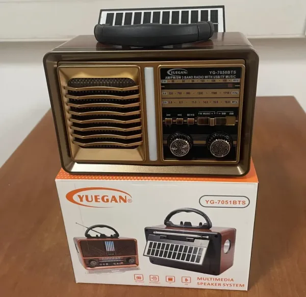 Ретро радио YUEGAN YG 7050 - FM, AM и SW+USB и TF — снимка 3
