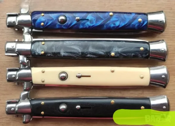 Огромен автоматичен нож Stiletto 14,8х 33 см /13 инча / — снимка 3