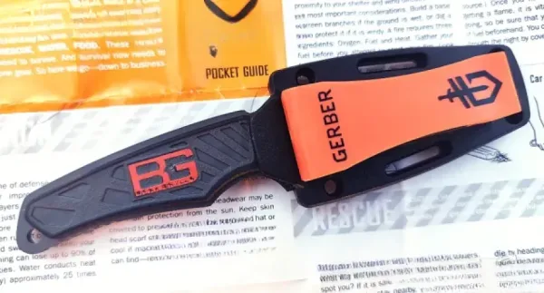 Малък туристически нож GERBER -(70х160 мм) — снимка 3