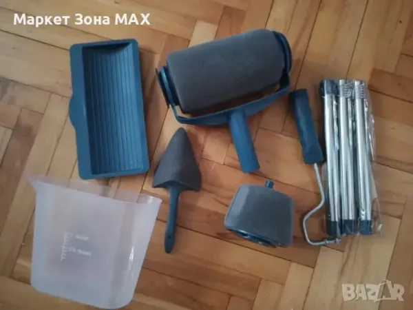 Валяк с контейнер за боядисване + удължител — снимка 4