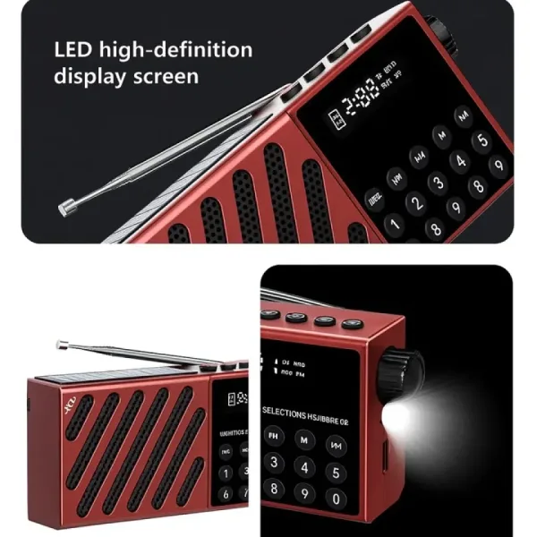 Соларно стерео радио JOC-6138REC-S +Bt Fm/Am ,USB,Tf — снимка 4