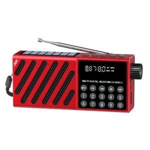 Соларно стерео радио JOC-6138REC-S +Bt Fm/Am ,USB,Tf