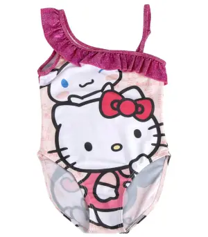 Детски цял бански hello kitty 4-10 год. - 4 год.