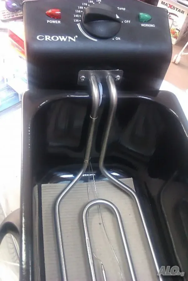 Фритюрник Crown CDF-2021X, INOX — снимка 4