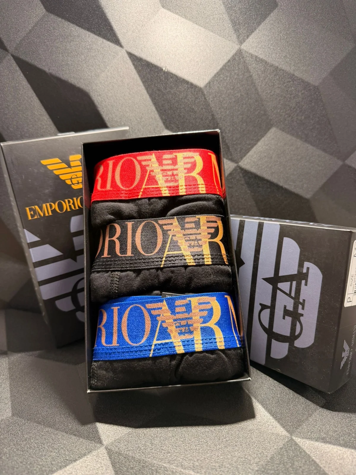 Emporio Armani Мъжки Боксерки x3