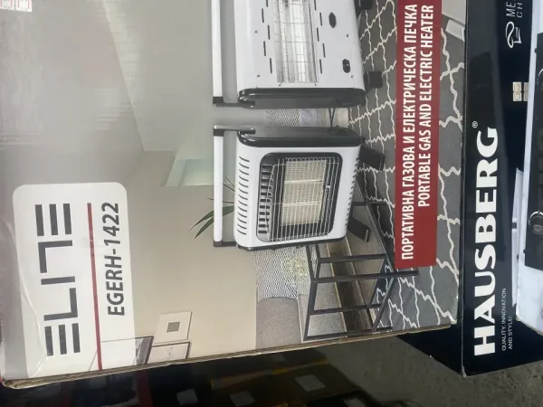 Комбинирана печка за отопление газ+ток Elite EGERH-1422 — снимка 2