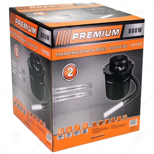 Прахосмукачка за пепел 800W PREMIUM HD — снимка 4