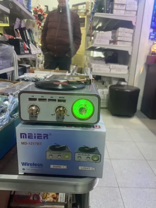 3 вълново ретро радио Meier MD-1217 BT- AM, FM, SW+USB/TF — снимка 5