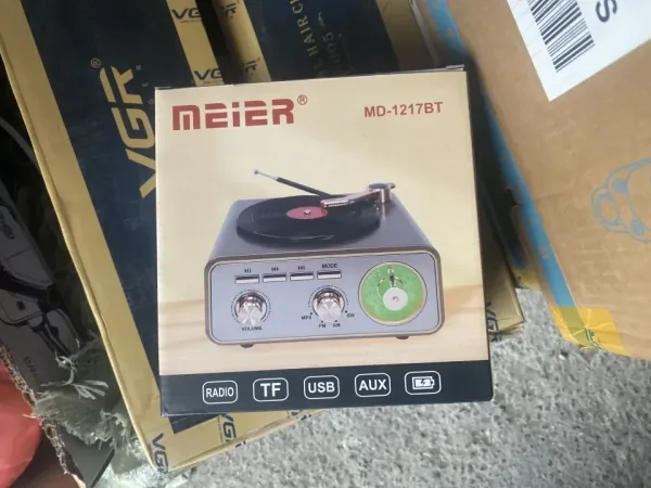 3 вълново ретро радио Meier MD-1217 BT- AM, FM, SW+USB/TF — снимка 7