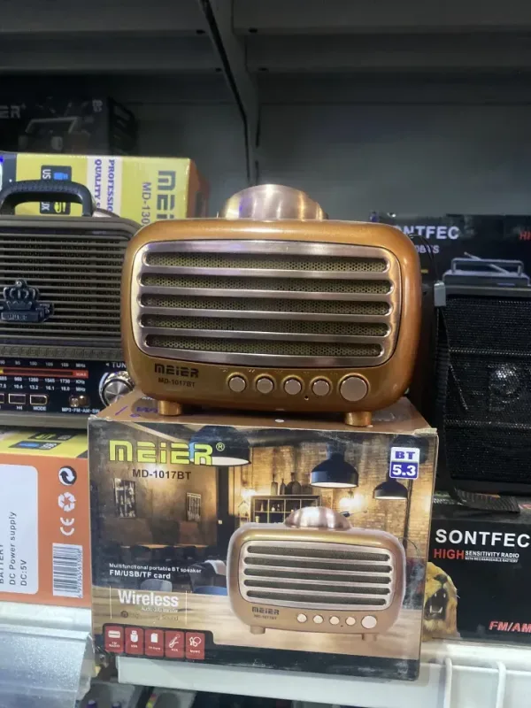 3 вълново ретро радио Meier MD-1017 BT AM, FM, SW+USB/TF — снимка 4