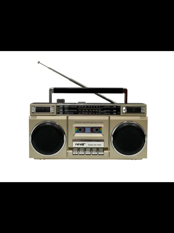 Ретро радио с дизайн на класически радиокасетофон -NNS 7088S — снимка 4