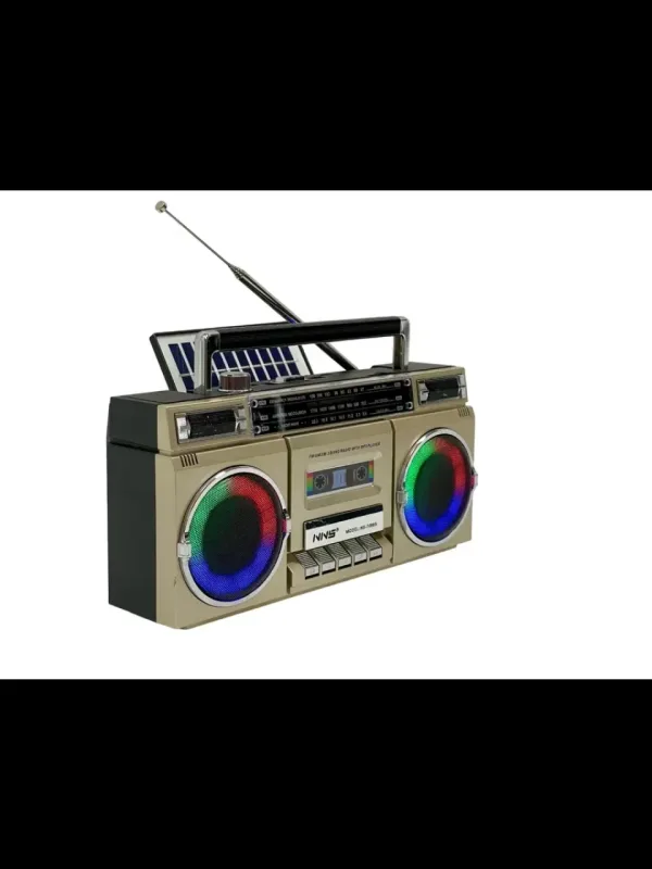 Ретро радио с дизайн на класически радиокасетофон -NNS 7088S — снимка 12