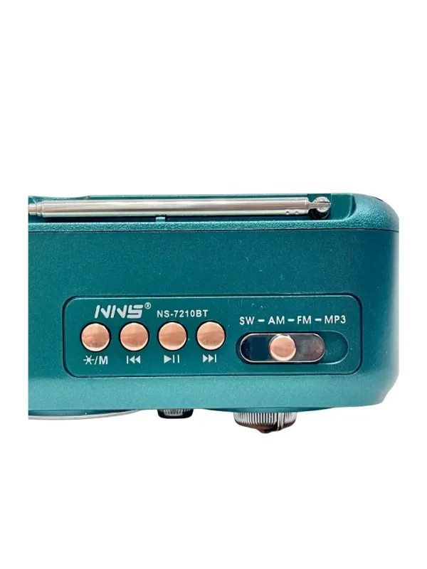 Тривълново винтидж радио AM/FM/SM с BT и вход за USB/ TF карта NNS 7210Bt — снимка 6