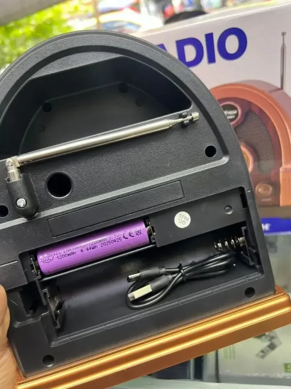 Тривълново винтидж радио AM/FM/SM с BT и вход за USB/ -TF карта NNS 7061Bt — снимка 6