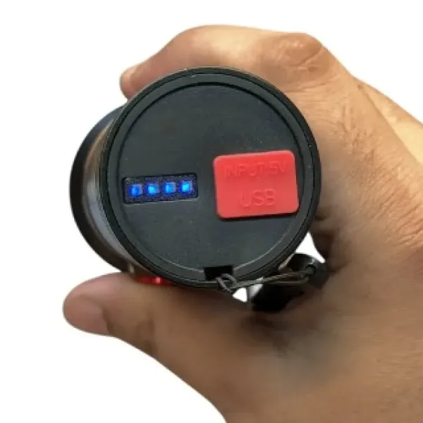 Акумулаторен мощен LED фенер COBA ed — снимка 3