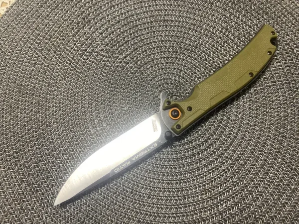 Тактически сгъваем нож EDC, D2 ръкохватка -G10 ;118х228 — снимка 5