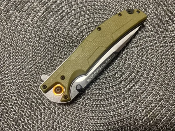 Тактически сгъваем нож EDC, D2 ръкохватка -G10 ;118х228 — снимка 8