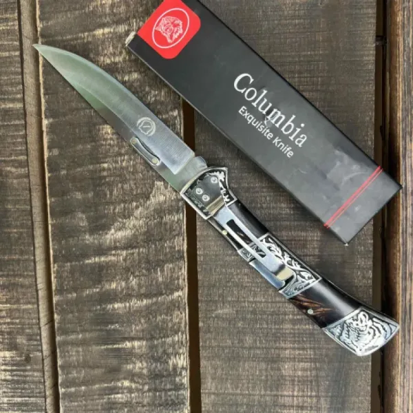 Сгъваем ловен нож COLUMBIA A3159 BLACK -105х237 — снимка 2