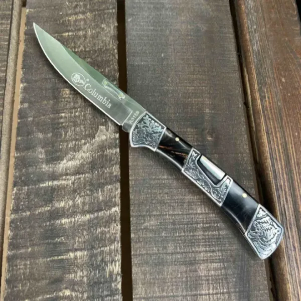 Сгъваем ловен нож COLUMBIA A3159 BLACK -105х237 — снимка 3