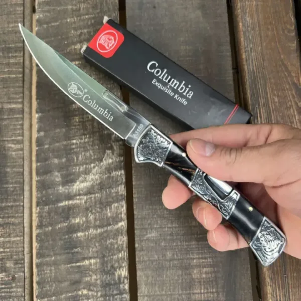 Сгъваем ловен нож COLUMBIA A3159 BLACK -105х237 — снимка 5