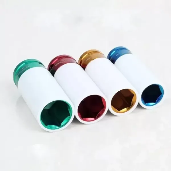 Ударни вложки 4 броя със защита 1/2″ Ф17 Ф19 Ф21 Ф22 — снимка 2