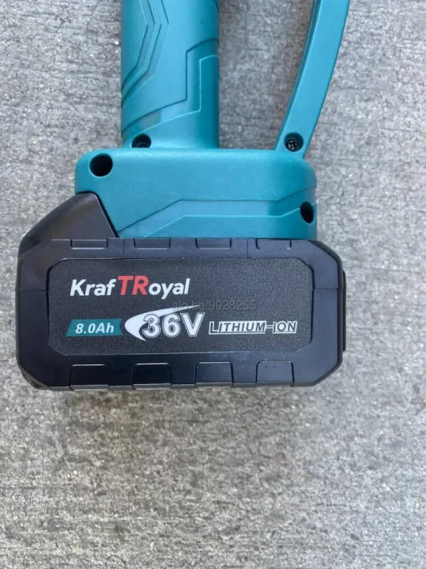 Акумулаторна лозарска ножица KraftRoyal 36V 8AH с Телескопичен прът 2.5м — снимка 5