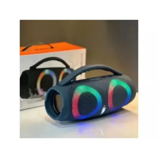 Голяма портативна мощна блутут колона Booms Box 3 RGB — снимка 4