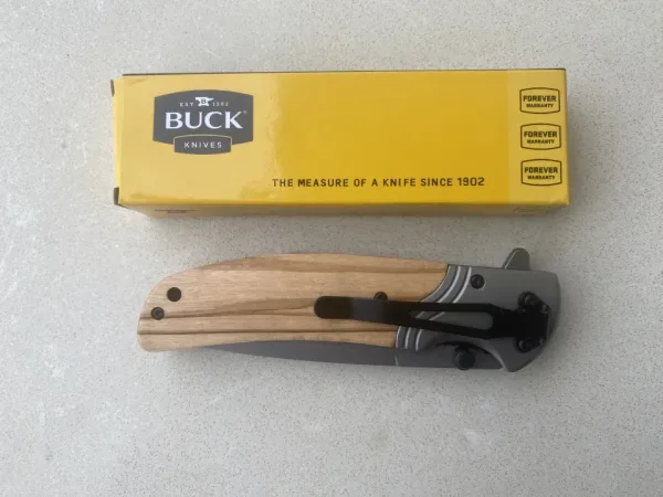 Сгъваем автоматичен нож BUCK FA 79 - 95 X 220mm — снимка 8