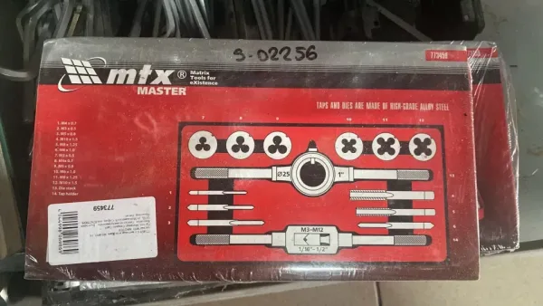 Коплект метчици и плашки М3-М10, 14 части, MTX MASTER — снимка 2