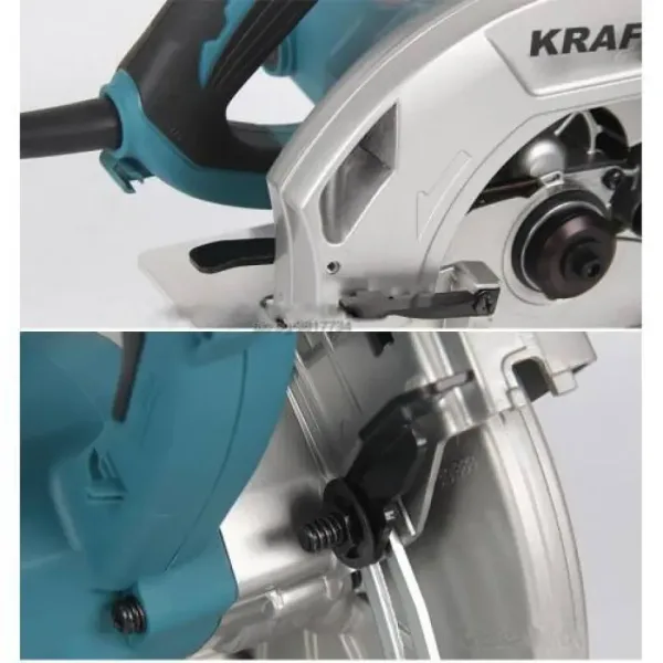 Ръчен циркуляр KraftWorld 1200 W, диск 185mm — снимка 2