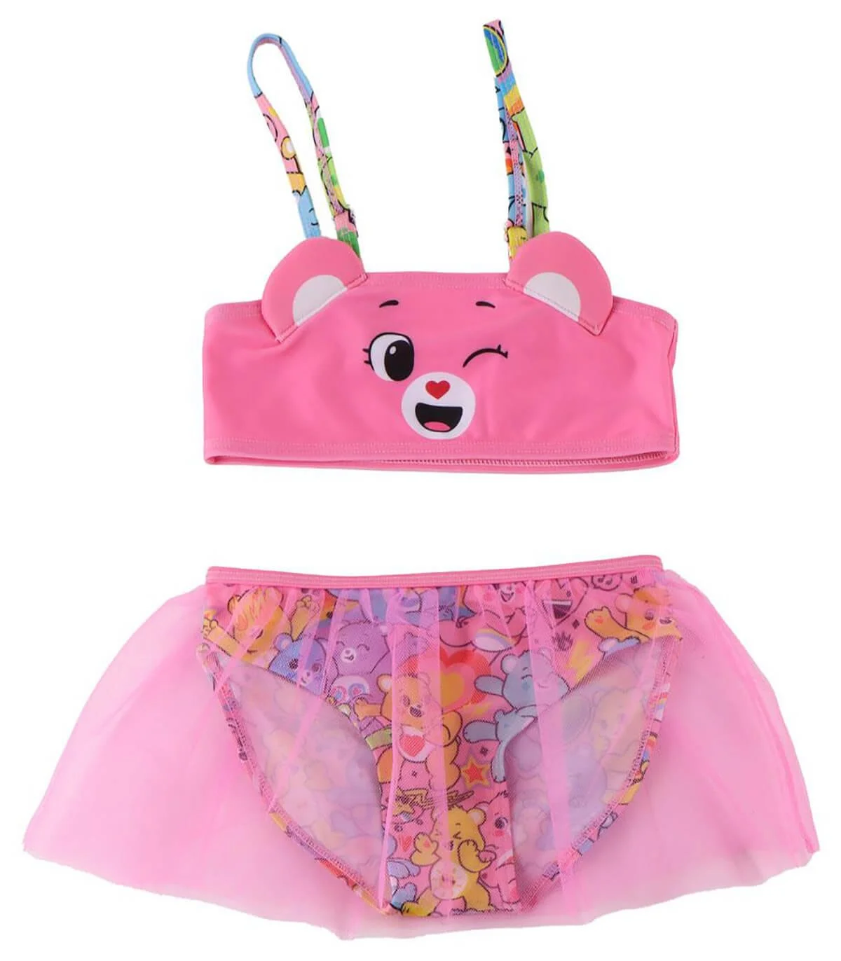 Детски бански 2 части care bears 4-10 год. - 8 год.