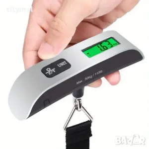 Ръчен кантар/везна за багаж с LCD дисплей, до 50 кг