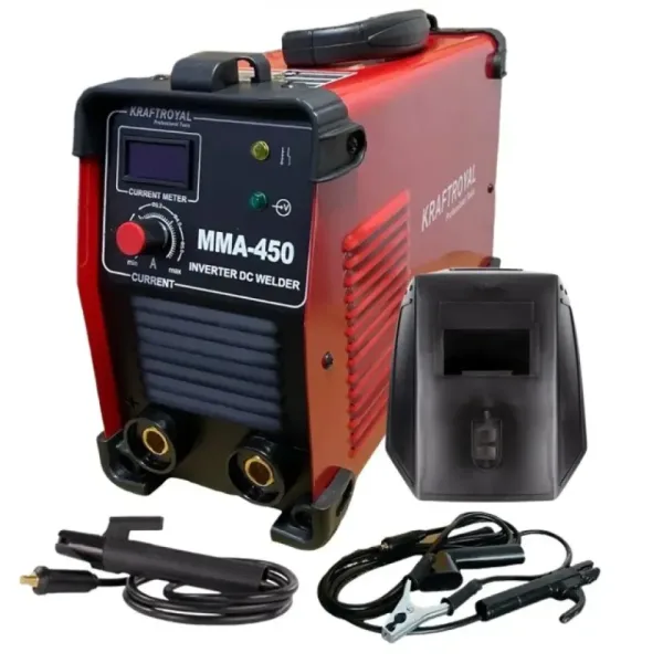 Инверторен Електрожен KRAFTROYAL. 450A с LCD дисплей. MMA , IGBT. Anti stick. — снимка 2