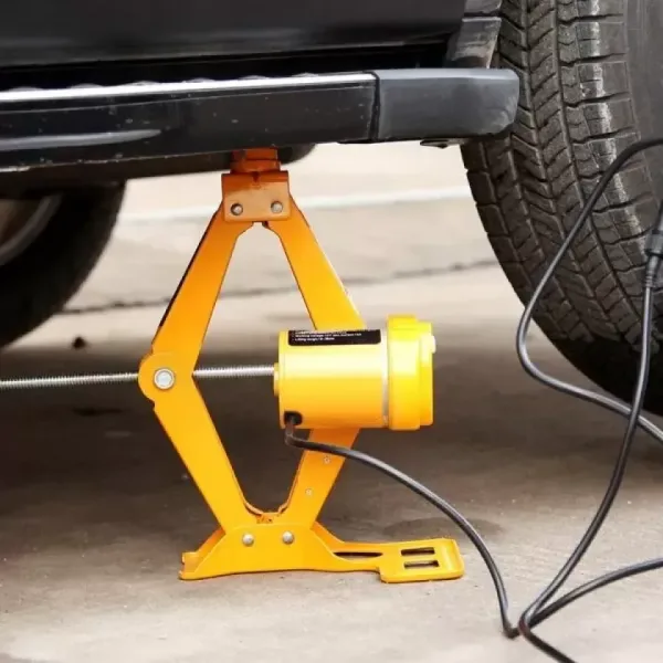 Електрически автомобилен крик 3 тона с гайковерт – 12V — снимка 3