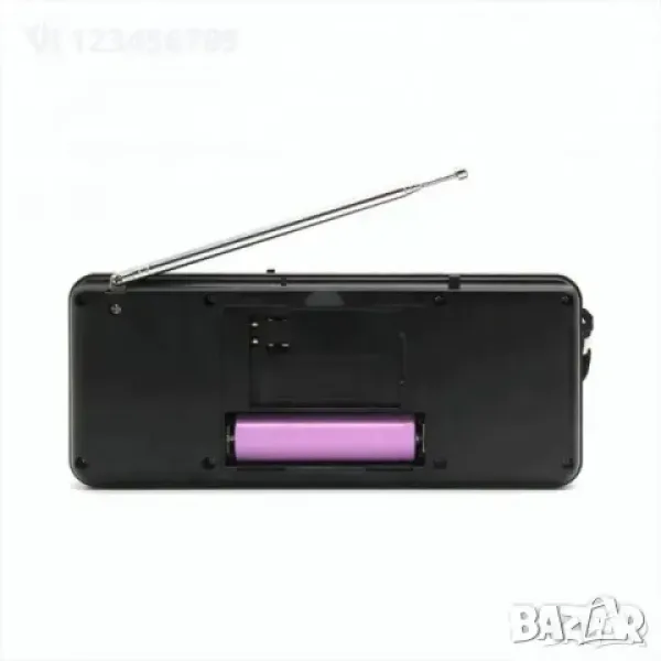 Преносимо радио JOC H1822UR, USB, SD карта, Акумулаторна батерия — снимка 2