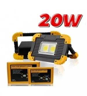 LED ПРОЖЕКТОР 20W АКУМУЛАТОРЕН 812 / LL-802