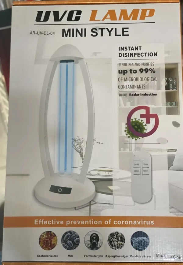 Ултравиолетова бактерицидна лампа с озон AR-UV-DL-04, 60W -100 кв.м — снимка 2