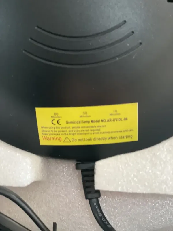 Ултравиолетова бактерицидна лампа с озон AR-UV-DL-04, 60W -100 кв.м — снимка 6