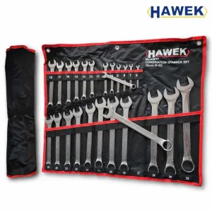 Комплект звездогаечни ключове професионални 6-32 25 части HAWEK