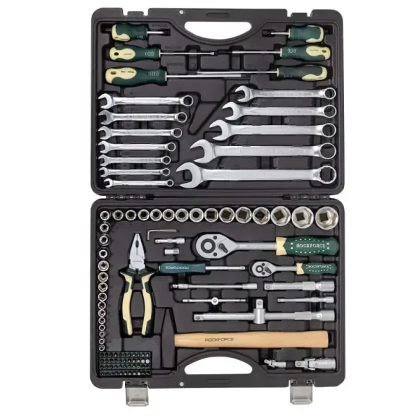Комплект гедоре 1/2″& 1/4″ , 110 части ROCKFORCE — снимка 2