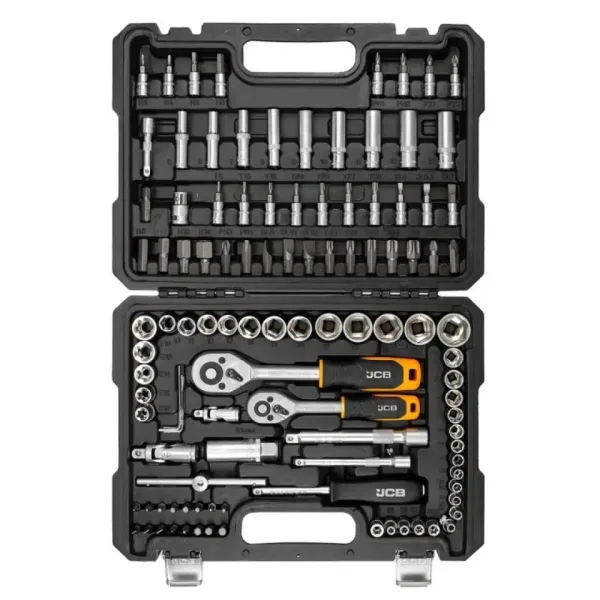 Гедоре 108 части 1/4”, 3/8” , 4-22мм JCB — снимка 4