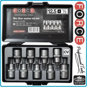 К-т вложки TORX от T20 до Т60 1/2 9 части