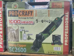 Машина за подстригване на овце Procraft SC2400, 450W, 2400 об./мин., 76 мм