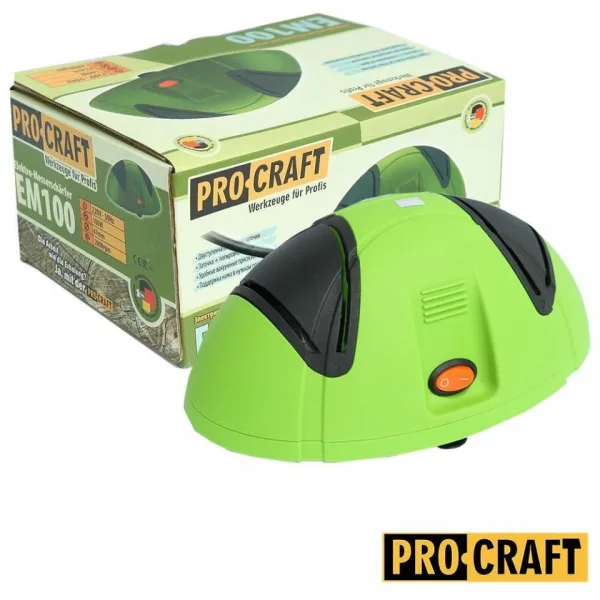 Машина за заточване на ножове, електрическа, 100W, 2800 об/ мин, PROCRAFT EM100 — снимка 2