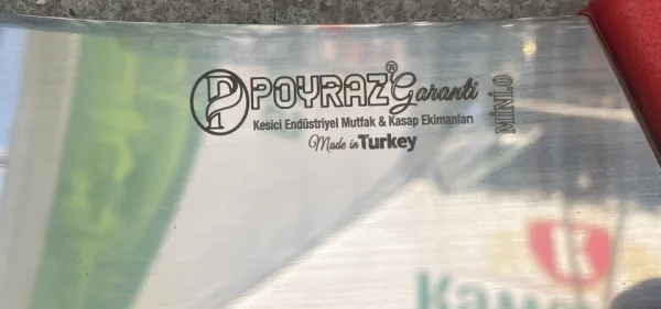 Висококачествен месарски сатър Poyraz -Турция — снимка 2