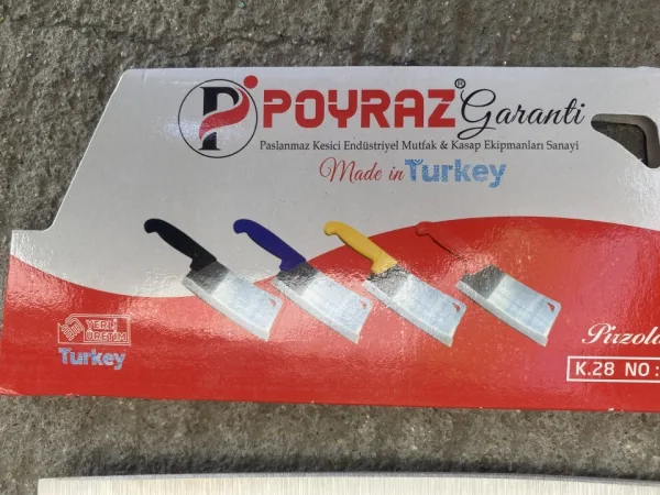 Висококачествен месарски сатър Poyraz -Турция — снимка 3